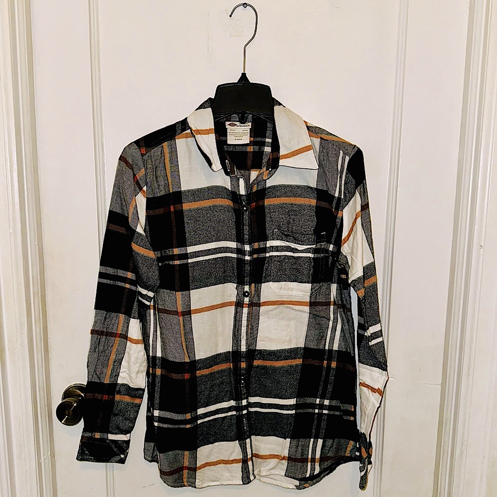 Dickies: Button-Down Checkered Long Sleeve Shirt